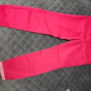 Womens size 10 pink skinny jeans